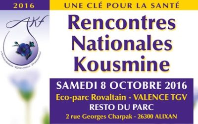 Rencontres Kousmine 2016